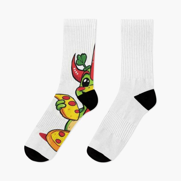 Item preview, Funny Cornicello Eating Pizza designed and sold by MystiColo.