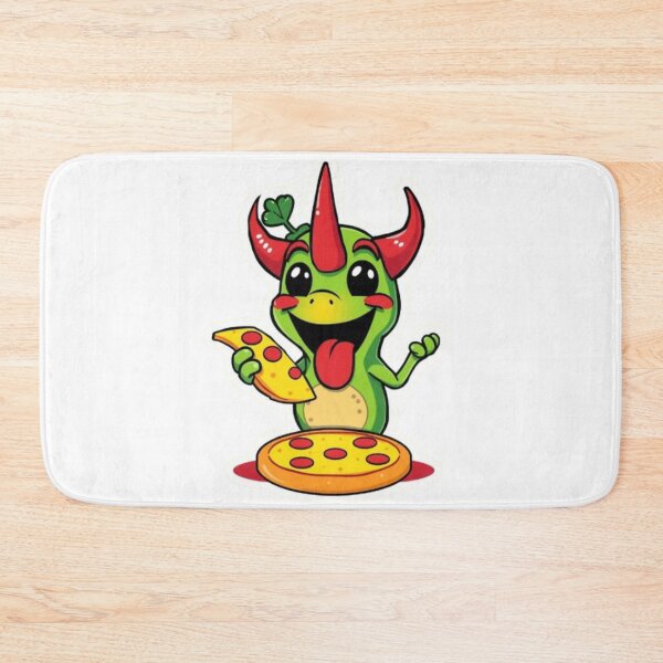 Item preview, Funny Cornicello Eating Pizza designed and sold by MystiColo.