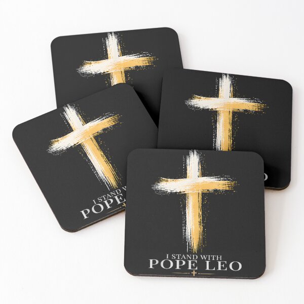 Item preview, I Stand with Pope Leo XIV  Retro Faith Team Pope Leo  designed and sold by OMITTEROMINOUS.