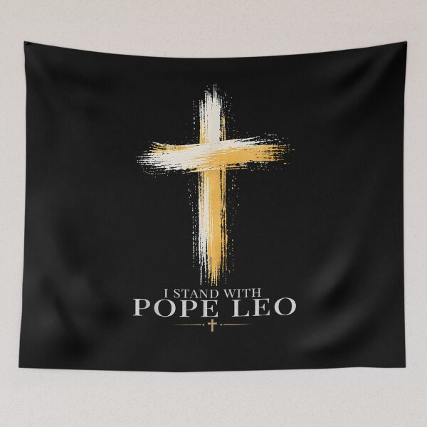 Item preview, I Stand with Pope Leo XIV  Retro Faith Team Pope Leo  designed and sold by OMITTEROMINOUS.