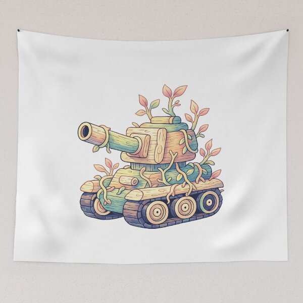 Item preview, Cute Tank Cartoon Military Funny designed and sold by SoftSproutstu.