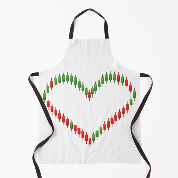 Item preview, Crypto candlestick heart trading design designed and sold by Wolf Creator.