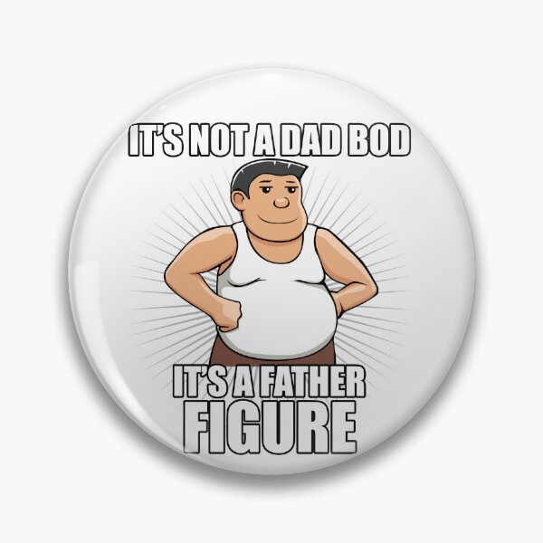 Item preview, Not A Dad Bod, A Father Figure Funny Design designed and sold by Jaudaux Designs.