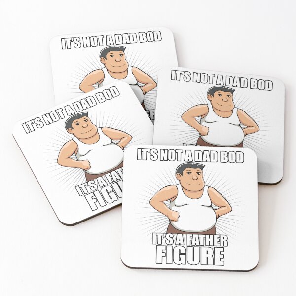 Item preview, Not A Dad Bod, A Father Figure Funny Design designed and sold by Jaudaux Designs.