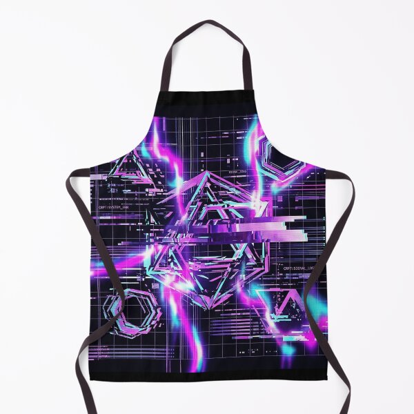 Item preview, Digital Glitch Abstract – Cyberpunk Neon Data Corruption Gaming Art designed and sold by CattlettArt.