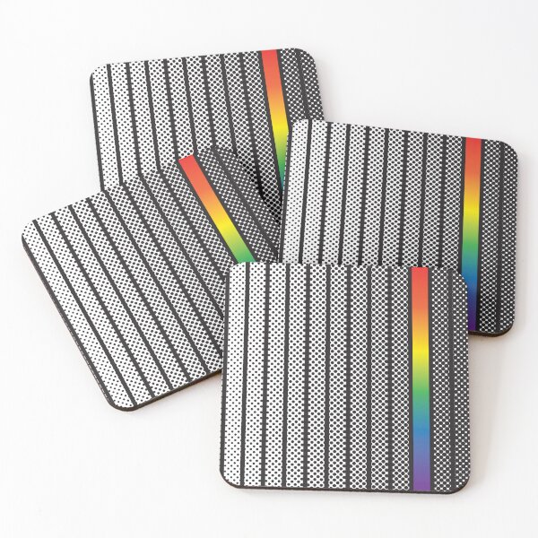 Item preview, Pride Rainbow Stripes Halftone designed and sold by ASKEW GRAPHICS.