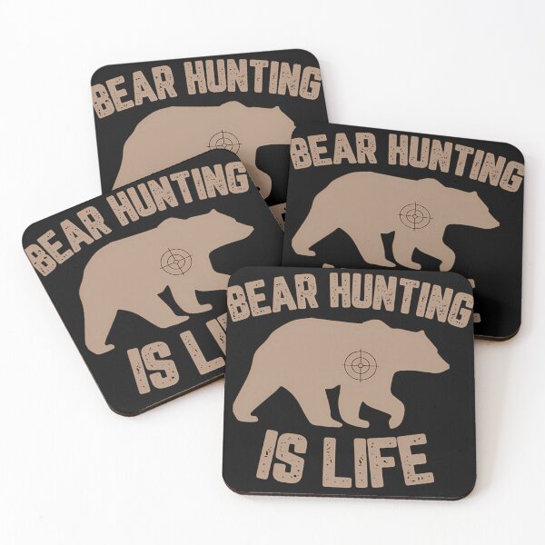 Item preview, Bear Hunting Is Life designed and sold by NosuriHanArt.
