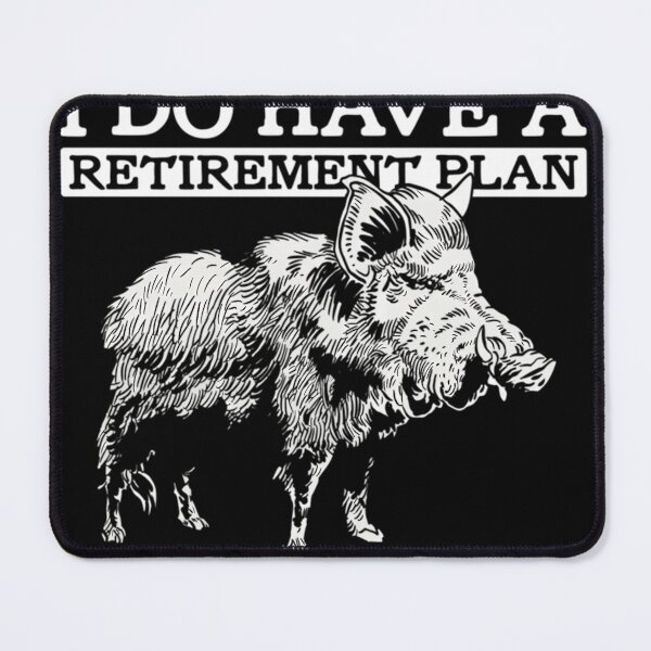 Item preview, Hog Hunting Design For Retirement And Retired Pig Hunter designed and sold by NosuriHanArt.