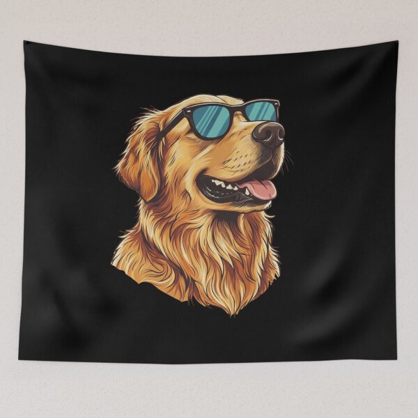 Item preview, Cool Summer Golden Retriever – Sunglasses Dog Vibes | Cute Beach Puppy Aesthetic designed and sold by RJACreative.