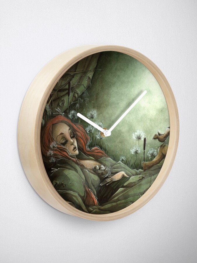 Alternate view of Sleeping Beauty Clock
