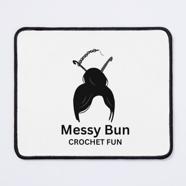 Item preview, Messy Bun, CROCHET FUN designed and sold by BeeGifty.