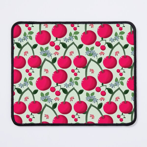 Item preview, Cute Cherry Seamless Pattern Retro Aesthetic Red Fruit Print Cottagecore Y2K Kawaii  designed and sold by HopeAndHustle.