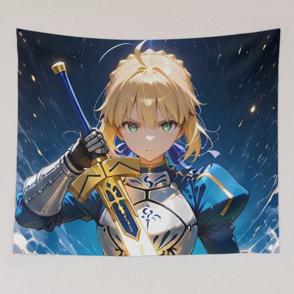 Item preview, Saber Fate Stay Night Golden Sword Heroic Battle Sky designed and sold by Spraykart.