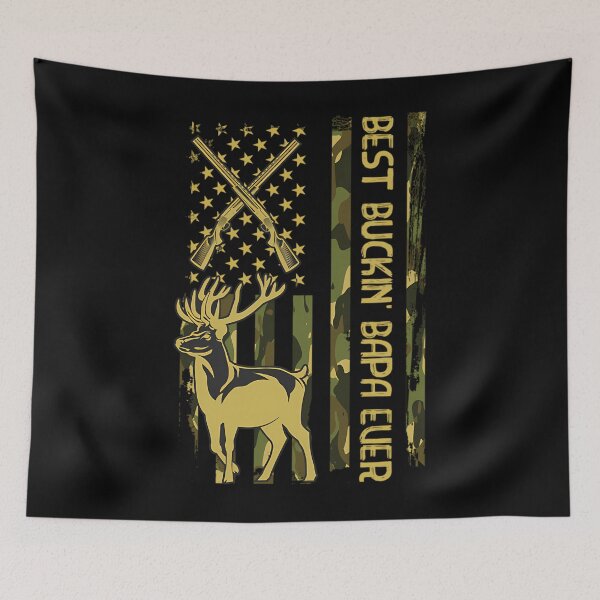 Item preview, Best Buckin_ Bapa Ever Deer Hunting Bucking designed and sold by NosuriHanArt.