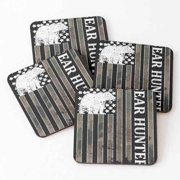 Item preview, Bear Hunter American Flag Bear Hunting Lover designed and sold by NosuriHanArt.