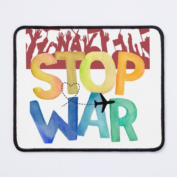 Item preview, Stop War Watercolor Peace Protest Art designed and sold by nezar1811.