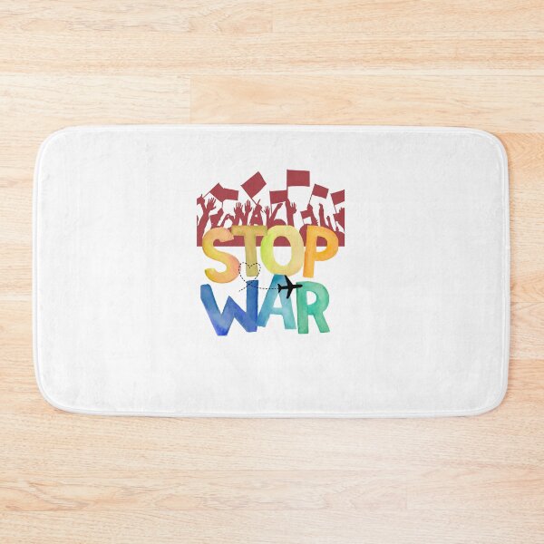 Item preview, Stop War Watercolor Peace Protest Art designed and sold by nezar1811.