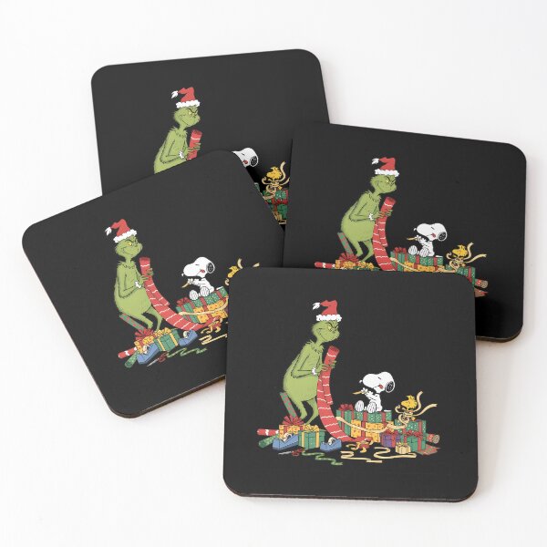 Item preview, Snoopy Woodstock And Grinch merry christmas designed and sold by JonathalIngham.