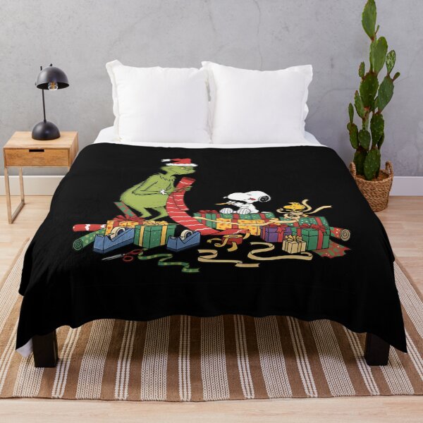 Item preview, Snoopy Woodstock And Grinch merry christmas designed and sold by JonathalIngham.