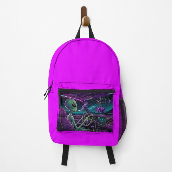 Item preview, Alien Low Rider Night Drive Cosmic Cruise Neon Space Vibes designed and sold by SeriouslyArtistical.