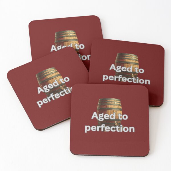 Item preview, Aged to Perfection – Funny Vintage Style Quote designed and sold by AmoebaPress.