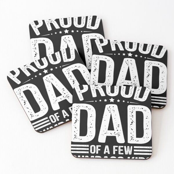Item preview, Proud Dad Of A Few Dumbass Kids Fathers Day - Fathers Are Truly The Best Kids Not So Much designed and sold by AlviaAlcedoArt.