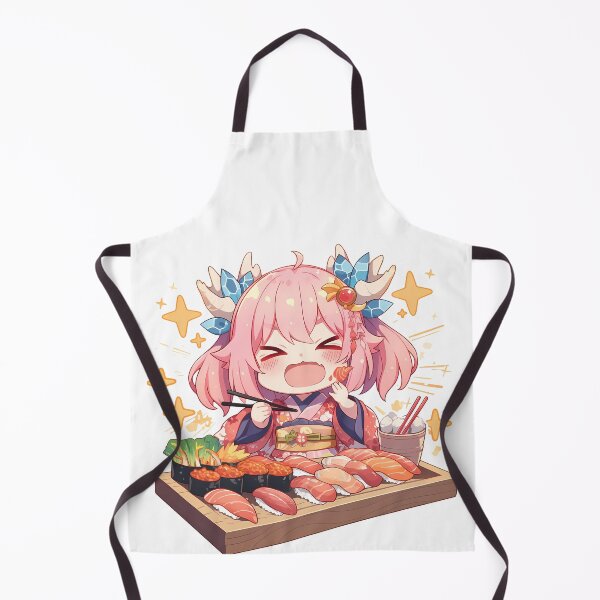 Item preview, Yui Princess Connect Redive Chibi Kimono Sushi Celebration designed and sold by Spraykart.
