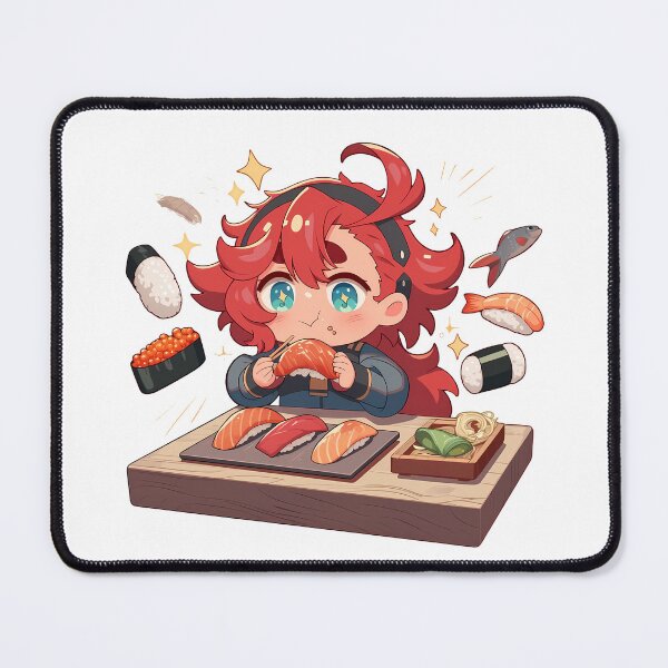 Item preview, Suletta Mercury Witch From Mercury Chibi Sushi Sparkles designed and sold by Spraykart.