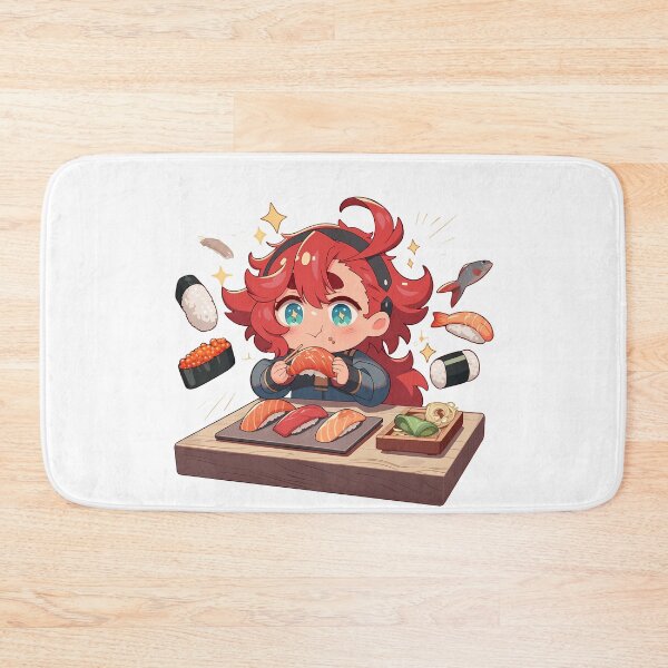 Item preview, Suletta Mercury Witch From Mercury Chibi Sushi Sparkles designed and sold by Spraykart.