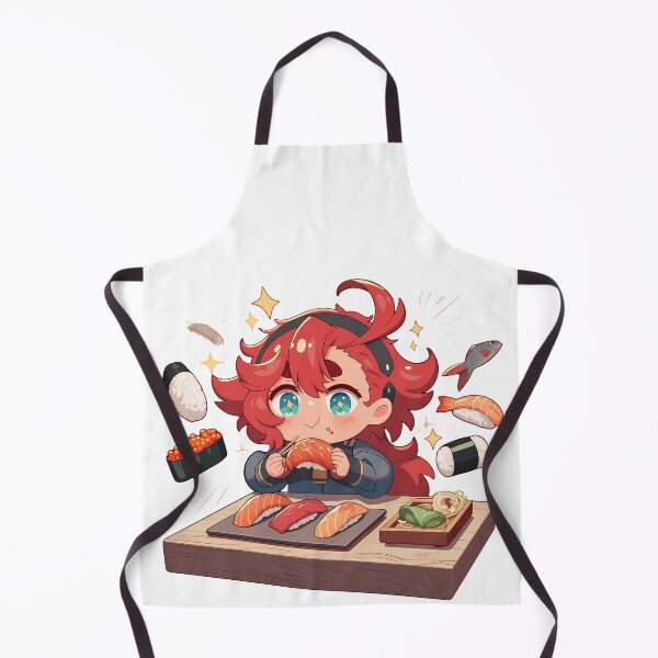 Item preview, Suletta Mercury Witch From Mercury Chibi Sushi Sparkles designed and sold by Spraykart.