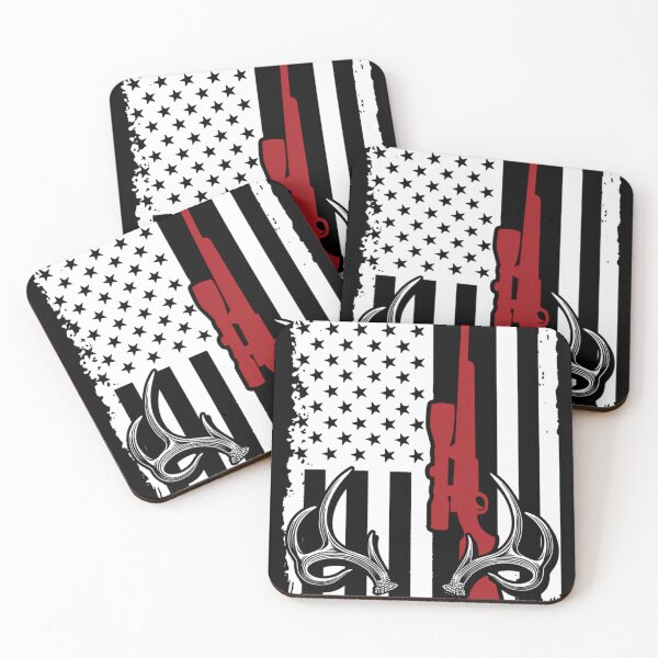 Item preview, Deer Hunting American Flag designed and sold by AlviaAlcedoArt.