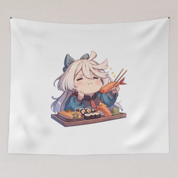 Item preview, Miorine Rembran Witch From Mercury Chibi Sushi Feast designed and sold by Spraykart.