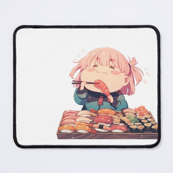 Item preview, CoChuatury Panlunch Witch From Mercury Chibi Sushi Heartspy of Diluc Genshin Impact Chibi Sushi No Nonsense Feast designed and sold by Spraykart.