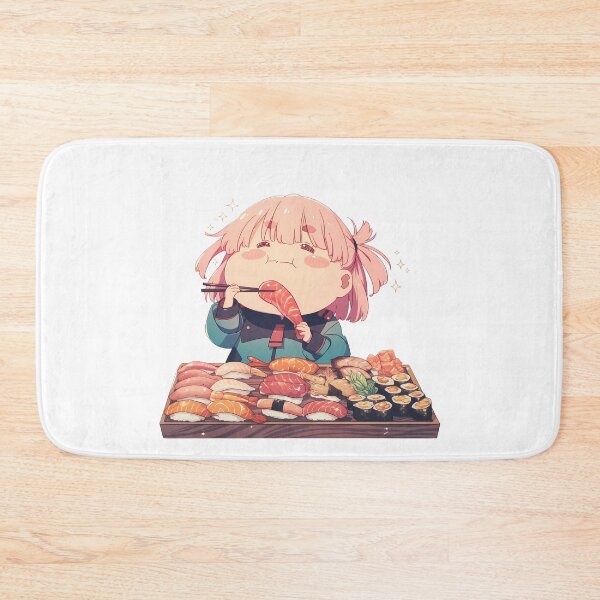 Item preview, CoChuatury Panlunch Witch From Mercury Chibi Sushi Heartspy of Diluc Genshin Impact Chibi Sushi No Nonsense Feast designed and sold by Spraykart.