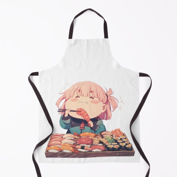 Item preview, CoChuatury Panlunch Witch From Mercury Chibi Sushi Heartspy of Diluc Genshin Impact Chibi Sushi No Nonsense Feast designed and sold by Spraykart.