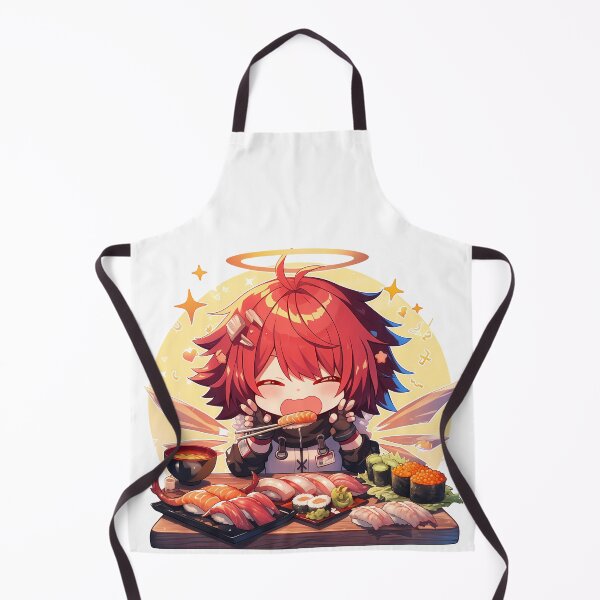 Item preview, Exusiai Arknights Prelude To Dawn Angel Halo Sushi Chibi designed and sold by Spraykart.