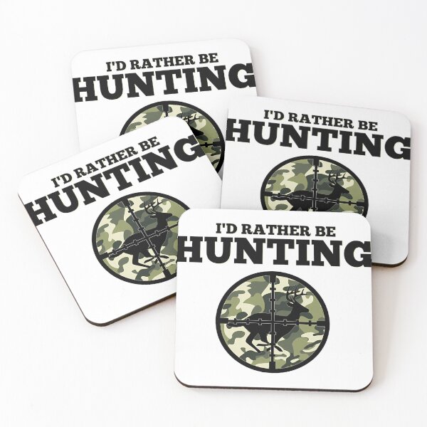 Item preview, I_D Rather Be Hunting designed and sold by AlviaAlcedoArt.