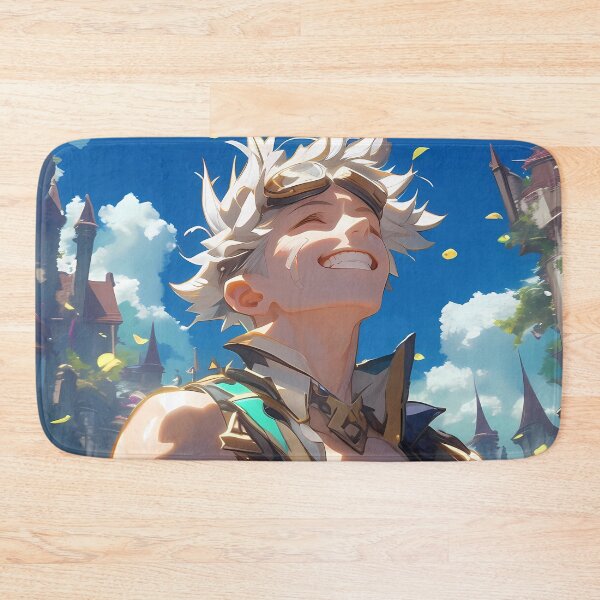Item preview, Bennett Genshin Impact Anime Boy Sunshine Smile Adventurer Goggles designed and sold by Spraykart.