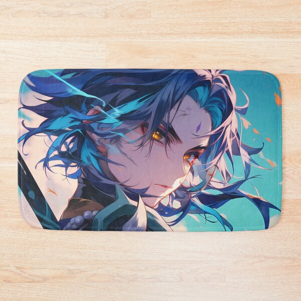 Item preview, Xiao Genshin Impact Stoic Guardian In Windy Sky Fantasy designed and sold by Spraykart.