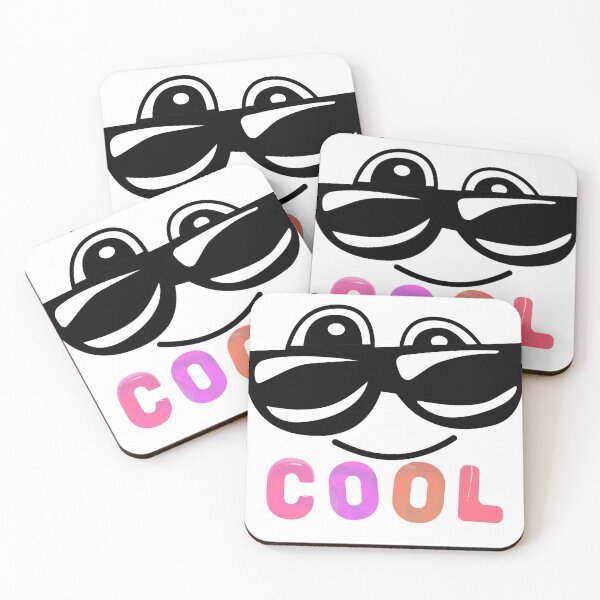 Item preview, Cool Cartoon Face with Colorful Sunglasses designed and sold by Kinzy P. A..