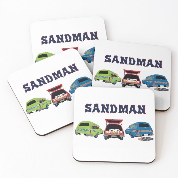 Item preview, Holden Sandman Panel Van - trio - with surfboard designed and sold by Naked Drop.