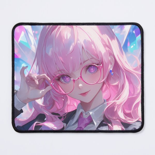 Item preview, Dori Genshin Impact Pink Hair Glasses Neon Glow designed and sold by Spraykart.