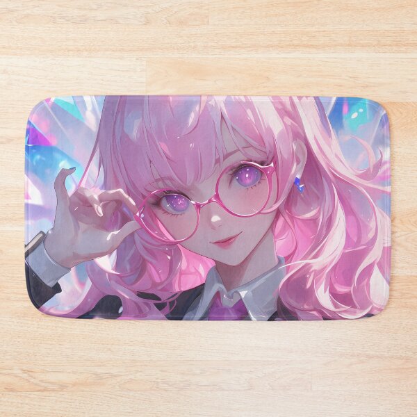 Item preview, Dori Genshin Impact Pink Hair Glasses Neon Glow designed and sold by Spraykart.