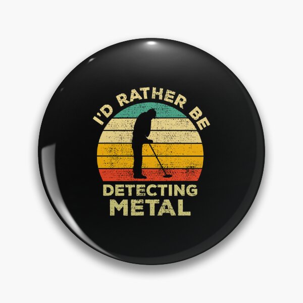 Item preview, Id Rather Be Metal Detecting Vintage Gift For Metal Detectors designed and sold by AlviaAlcedoArt.
