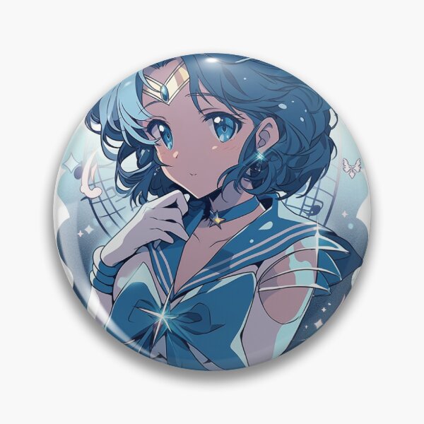 Item preview, Sailor Mercury Sticker designed and sold by Solace Sparkles.