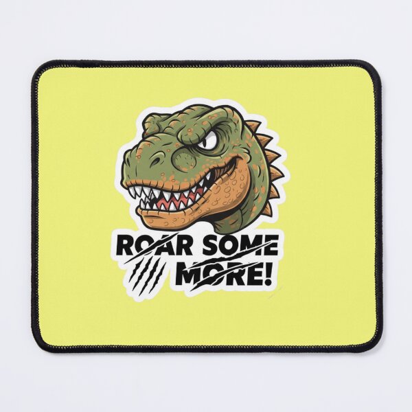 Item preview, Fierce Green T-Rex Dinosaur Head Roaring Some More Sticker designed and sold by bvdesignart.