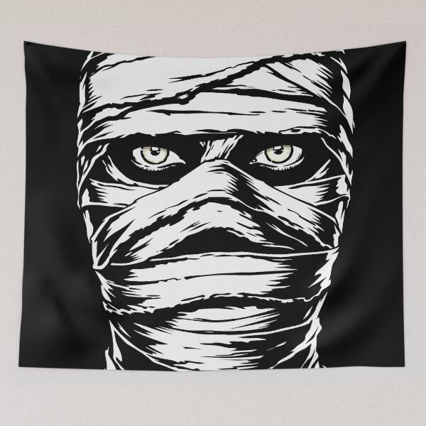 Item preview, Bandaged Mummy Horror Pop Art Stare designed and sold by RamyGallery.