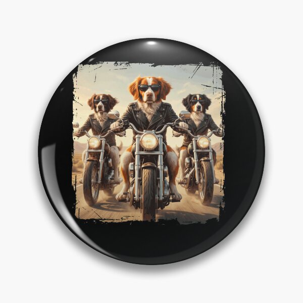 Item preview, Funny Brittany Motorcycle Meme Dog Lover designed and sold by DoodleTortle.