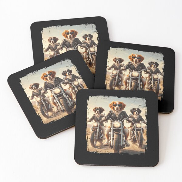 Item preview, Funny Brittany Motorcycle Meme Dog Lover designed and sold by DoodleTortle.