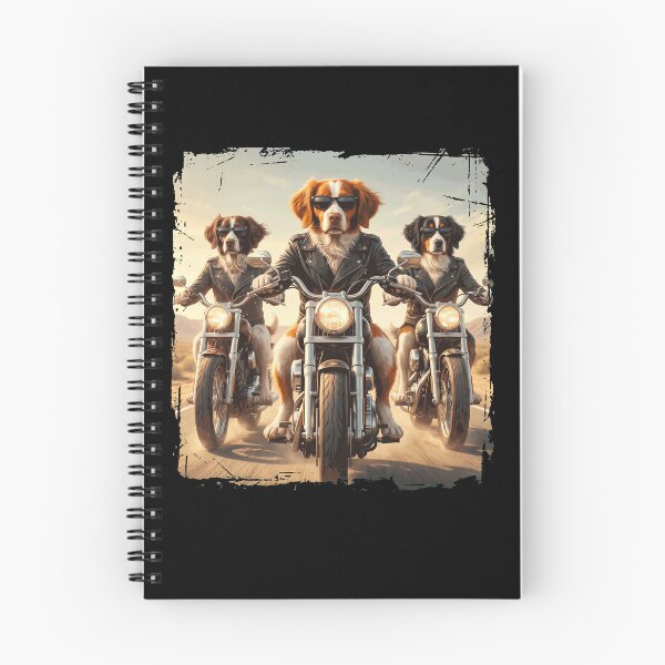 Item preview, Funny Brittany Motorcycle Meme Dog Lover designed and sold by DoodleTortle.